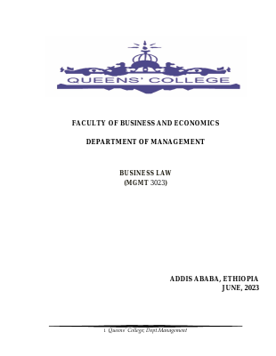 Business Law